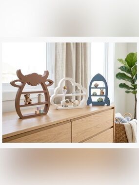 Highland cow mini table shelf or wall decor!